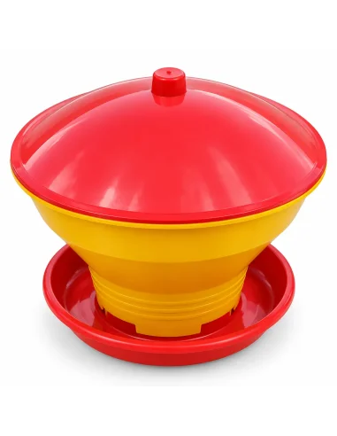 Hrănitoare pui 4 kg cu tavă circulară pentru furaj