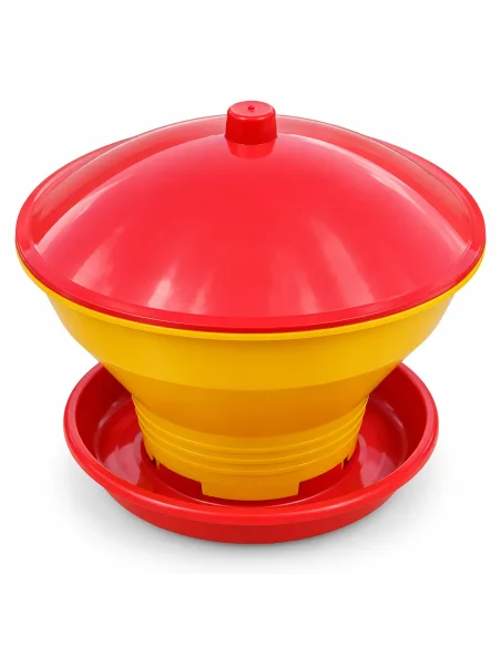Hrănitoare pui 4 kg cu tavă circulară pentru furaj