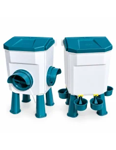 Set adăpătoare 7 L și hrănitoare 8 kg pentru găini