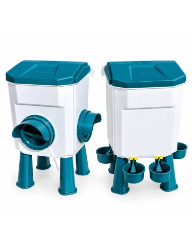 Set adăpătoare 7 L și hrănitoare 8 kg pentru găini