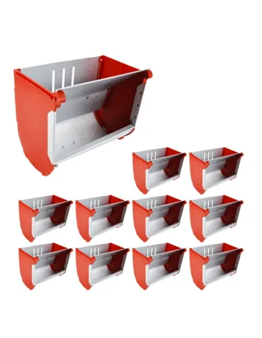 Hranitori pentru iepuri la set de 10 buc , 15 cm