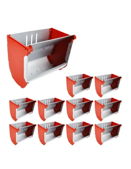 Hranitori pentru iepuri la set de 10 buc , 15 cm