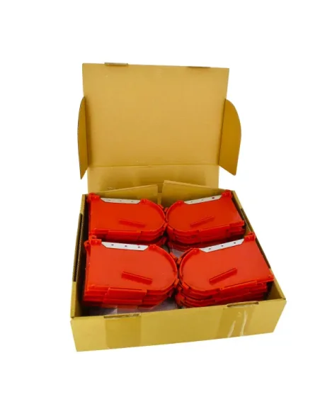 Set 10 hrănitori iepuri 15 cm | montaj exterior | adapatoare.ro