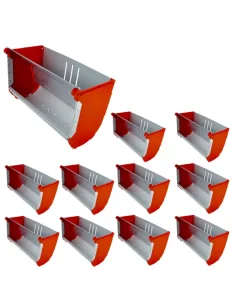 Hranitori pentru iepuri la set de 10 buc , 20 cm