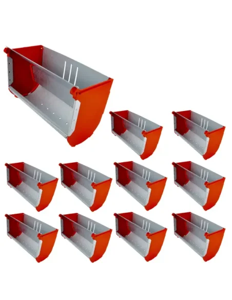 Hranitori pentru iepuri la set de 10 buc , 20 cm