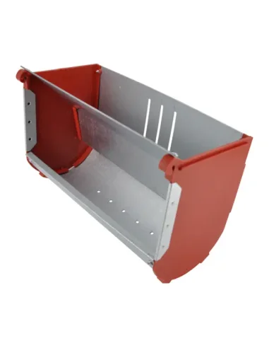 Hranitori iepuri 20 cm – set 10 buc · hranitoare tablă zincată iepuri