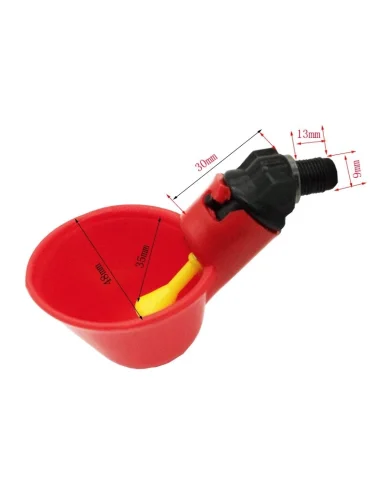 Set 10 Adăpătoare Automate pentru Păsări & Găini cu Piuliță | Adapatoare.ro