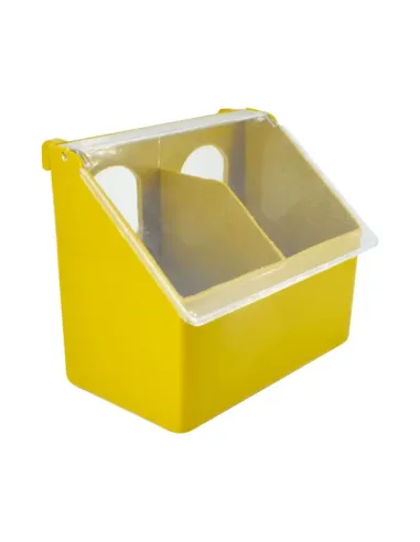 Hranitoare pentru porumbei la set de 10 buc Tehno Ms, doua compartimente