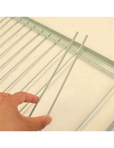 Ușă porumbei 40 cm cu bare metal – intrare controlată volieră