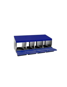 Cuibar pentru gaini cu 4 compartimente