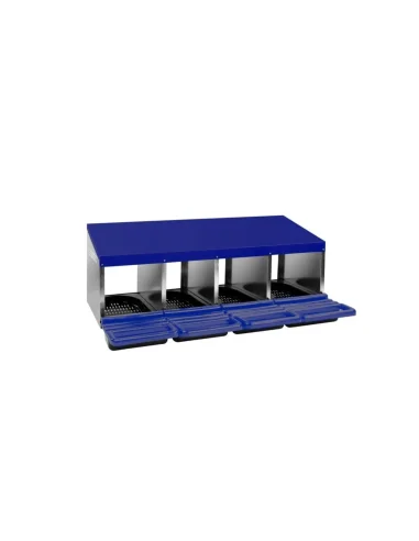 Cuibar pentru gaini cu 4 compartimente