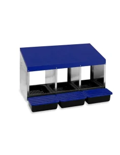 Cuibar 3 compartimente pentru găini