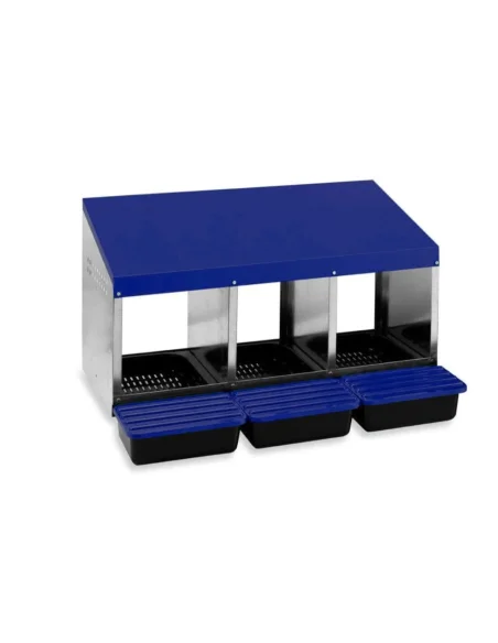 Cuibar 3 compartimente pentru găini