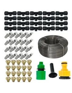 Sistem racire terasa , 20m furtun, 20 duze, 20 conectori T, 20 clipsuri fixare 2