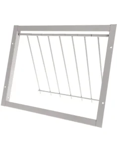 Ușă porumbei 50 cm cu bare metal – intrare controlată pentru volieră mare