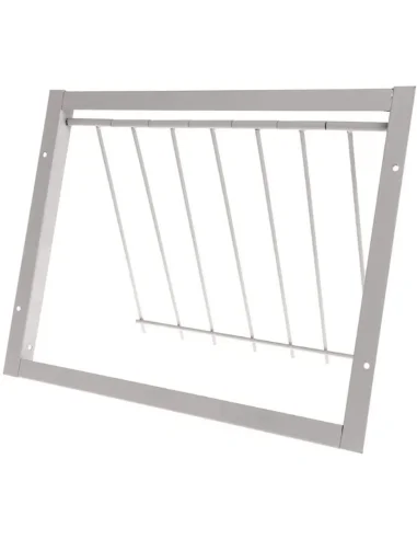 Ușă porumbei 50 cm cu bare metal – intrare controlată pentru volieră mare