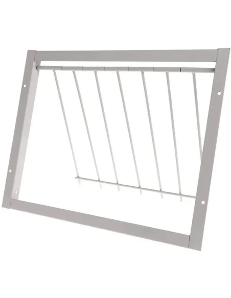 Ușă porumbei 50 cm cu bare metal – intrare controlată pentru volieră mare