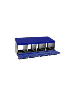 Cuibar pentru gaini cu 4 compartimente