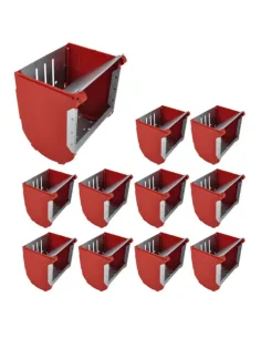 Hranitori pentru iepuri la set de 10 buc , 12 cm