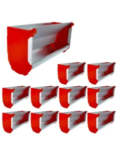 Hranitori pentru iepuri la set de 10 buc , 25 cm