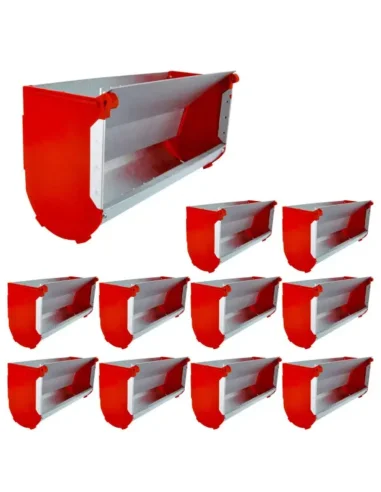 Hranitori pentru iepuri la set de 10 buc , 25 cm