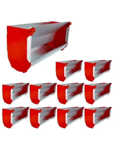 Hranitori pentru iepuri la set de 10 buc , 25 cm