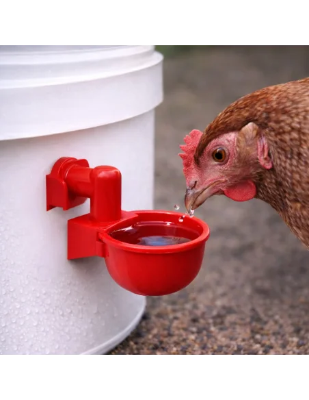 Adapatoare automata pentru gaini montata pe galeata