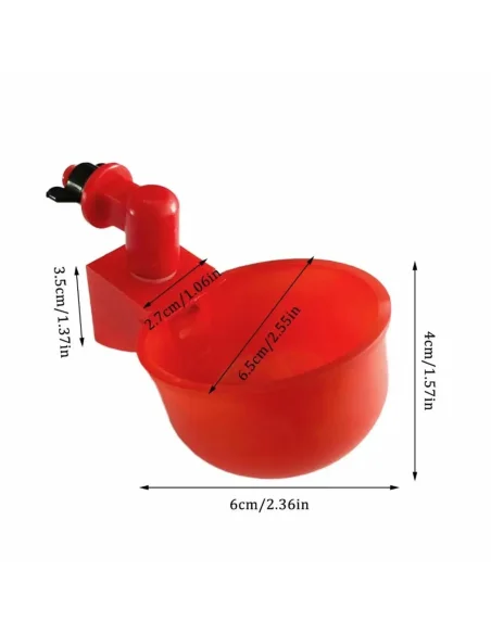 Set adapatori pasari 6 bucati cu garnitura si piulita pentru alimentare continua cu apa