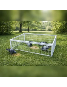 Cușcă capcană păsări 90x60 cm cu pereți mobili – sistem eficient pentru capturare vie