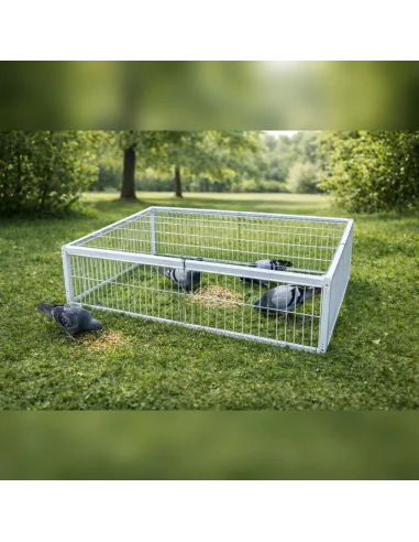 Cușcă capcană păsări 90x60 cm cu pereți mobili – sistem eficient pentru capturare vie